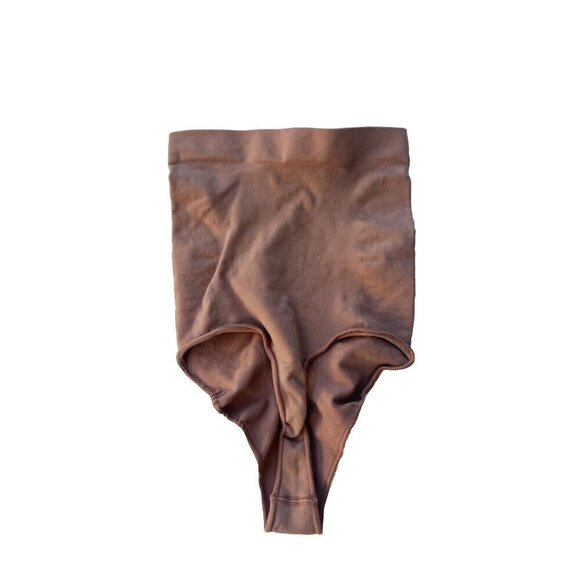 SKIMS Kim K. Seamless Sculpt High-Waisted Thong Brown Size L/XL SH-HWT-0119 NWOT - Picture 5 of 6